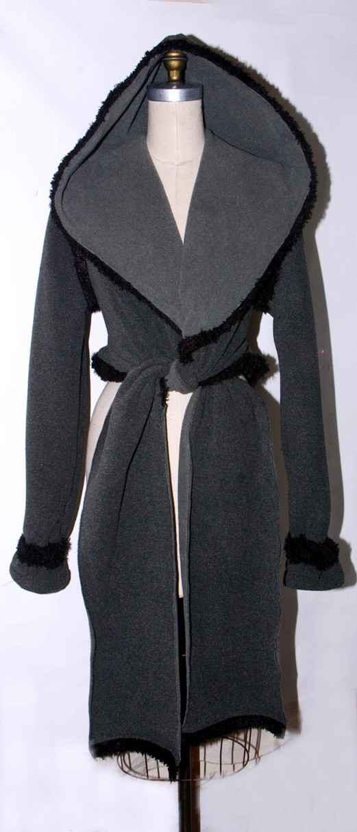 Hooded Scarf Jacket